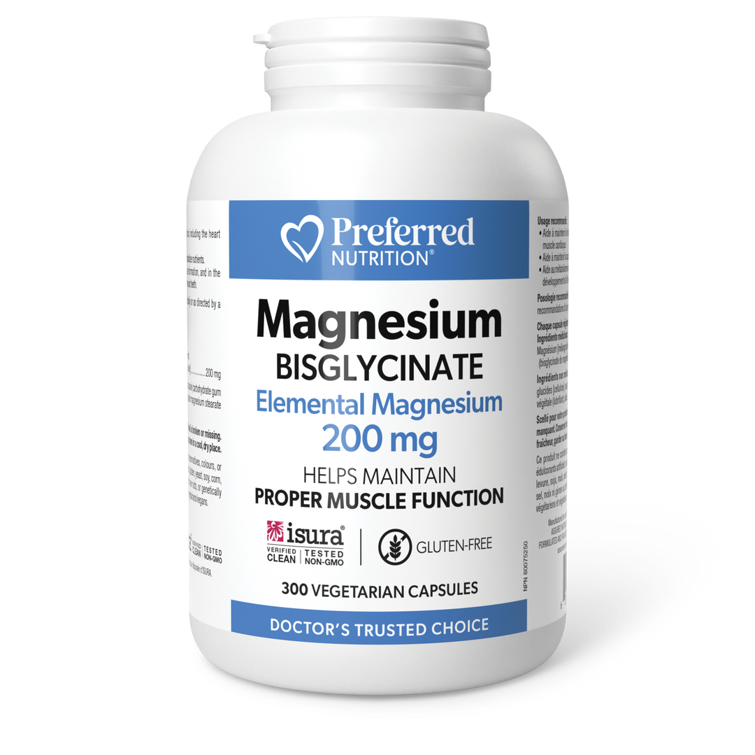 Preferred Nutrition Magnesium Bisglycinate 200mg