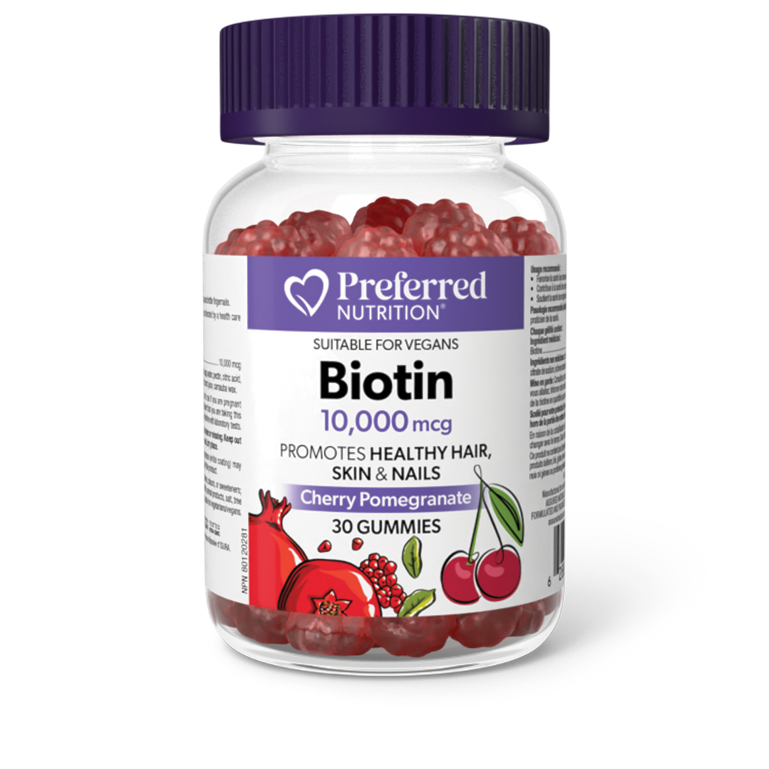 Preferred Nutrition Biotin 10,00mcg Gummies