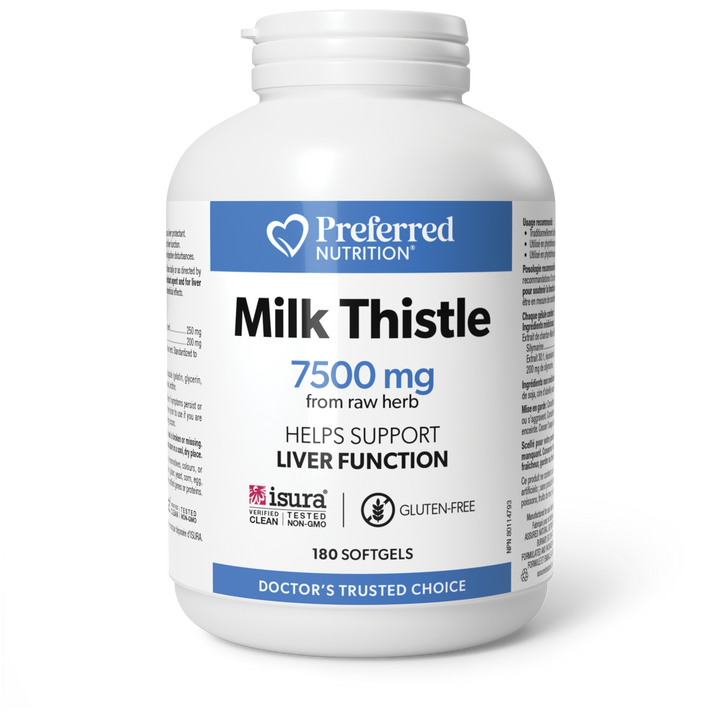Preferred Nutrition Milk Thistle 7500 mg