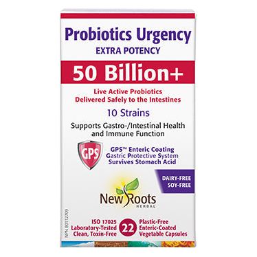 New Roots Probiotics Urgency 50 Billion+