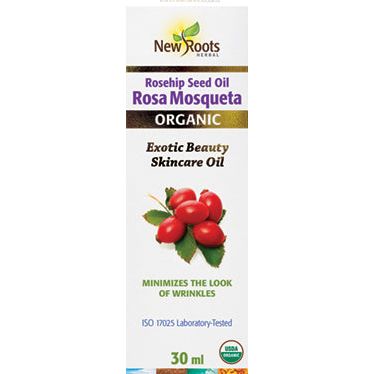 rose hip seed oil and retinol New Roots Rosehip Seed Oil – Organic Cold-Pressed – 30 ml – Healthtree