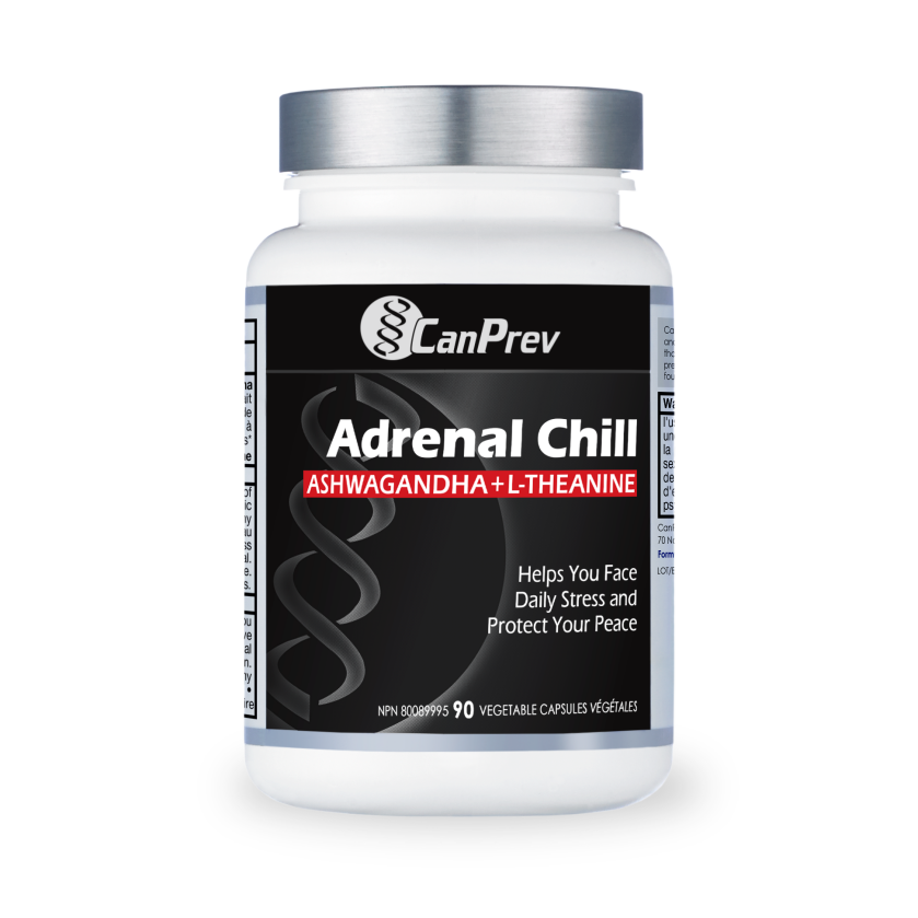 Canprev Adrenal Chill for Men with Ashwagandha and LTheanine Vegetabl