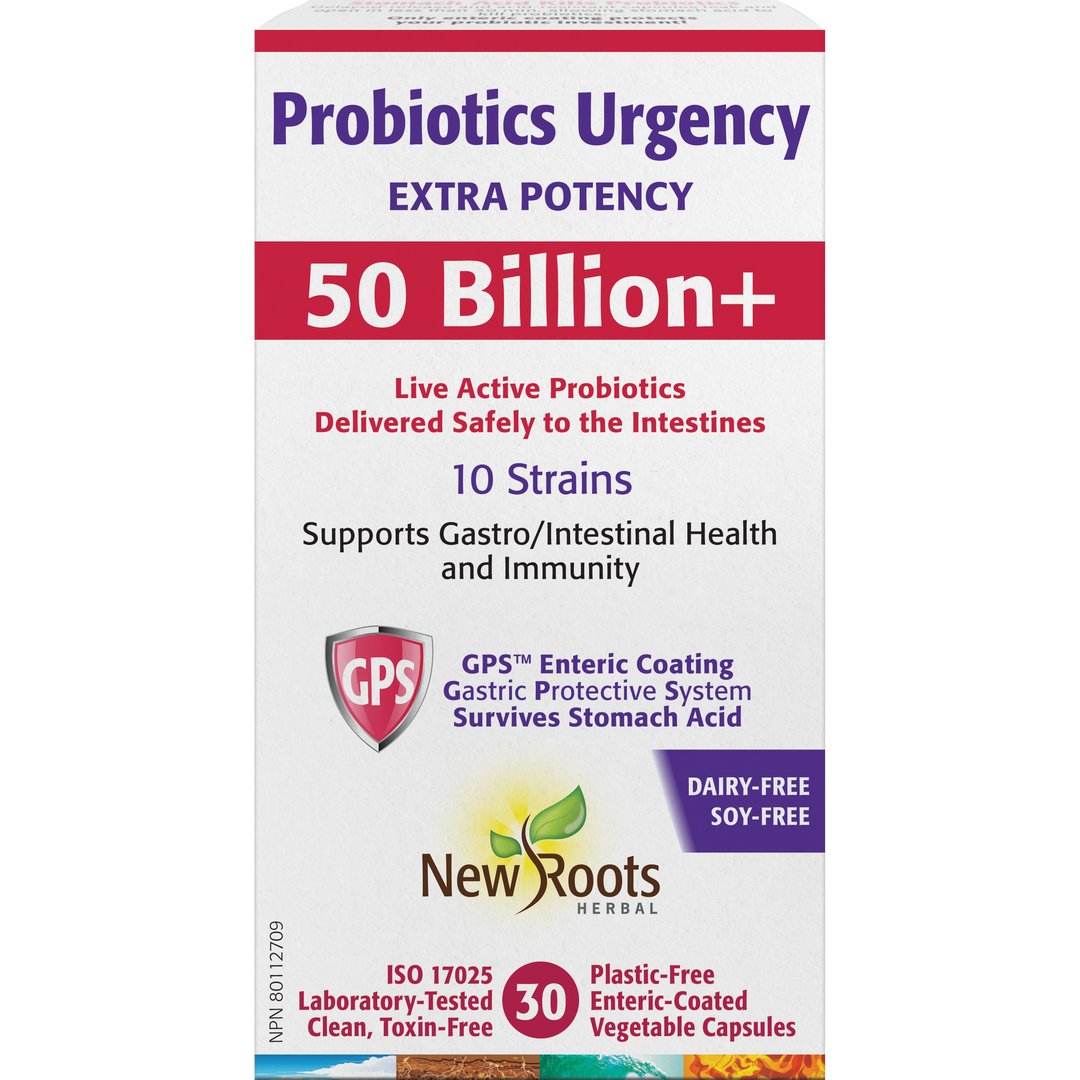 New Roots Probiotics Urgency 50 Billion+