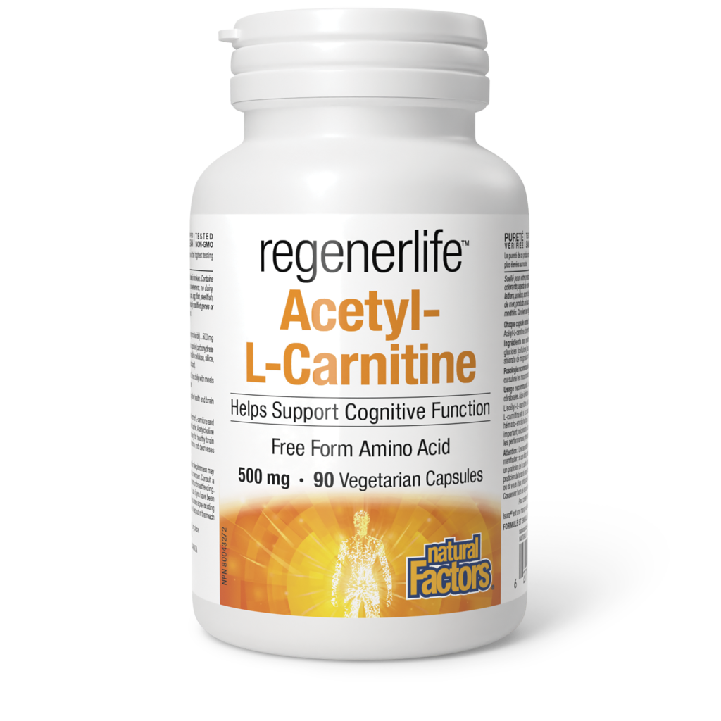 acetyl l carnitine molecule RegenerLife Acetyl-L-Carnitine 500 mg – Healthtree