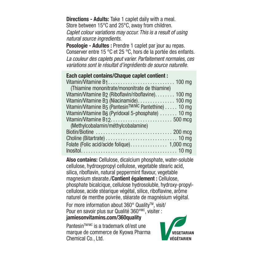 Jamieson Ultra Strength B Complex Time Release