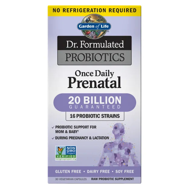 Garden of Life Dr. Formulated Probiotics Once Daily Prenatal 20 Billion