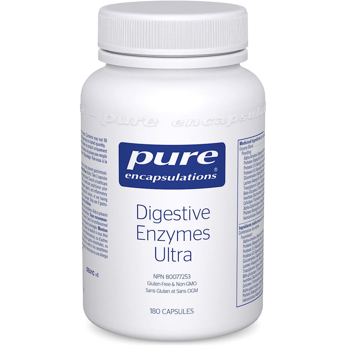 Pure Encapsulations Digestive Enzymes Ultra 180 Capsules main image 1