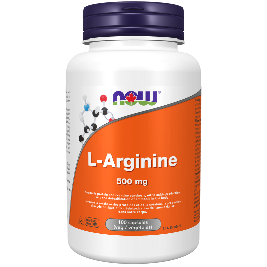 NOW® Supplements L-Arginine 500mg