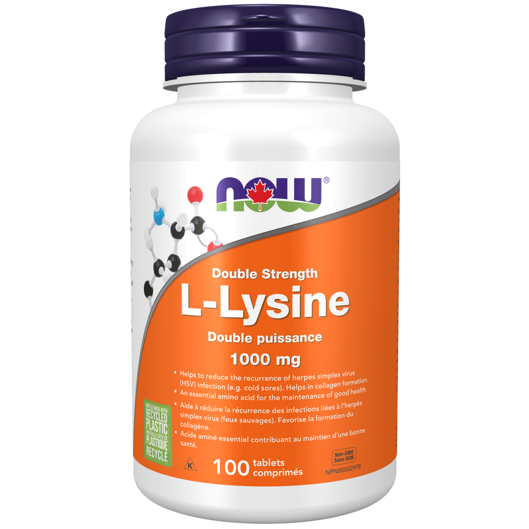NOW® Supplements L-Lysine 1000mg