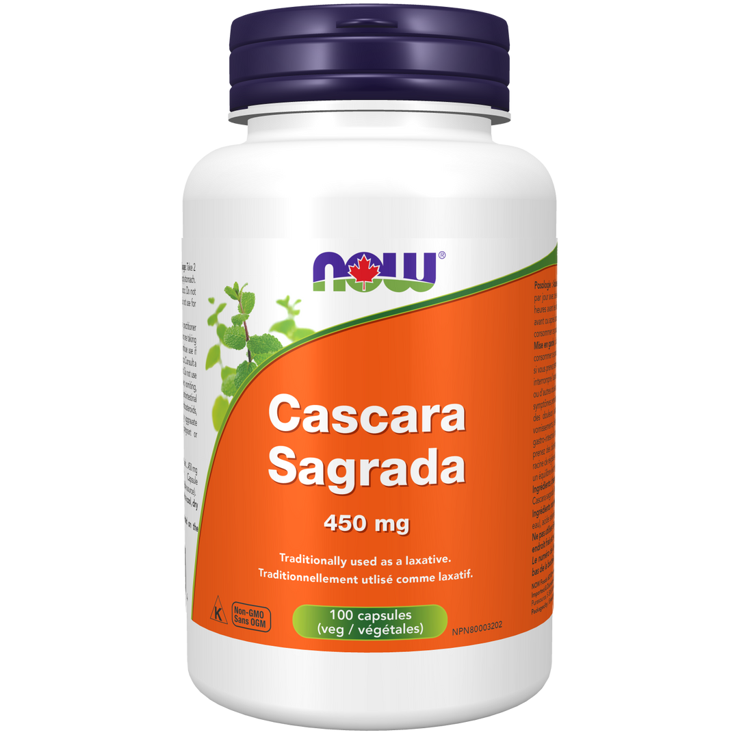 NOW® Supplements Cascara Sagrada 450mg