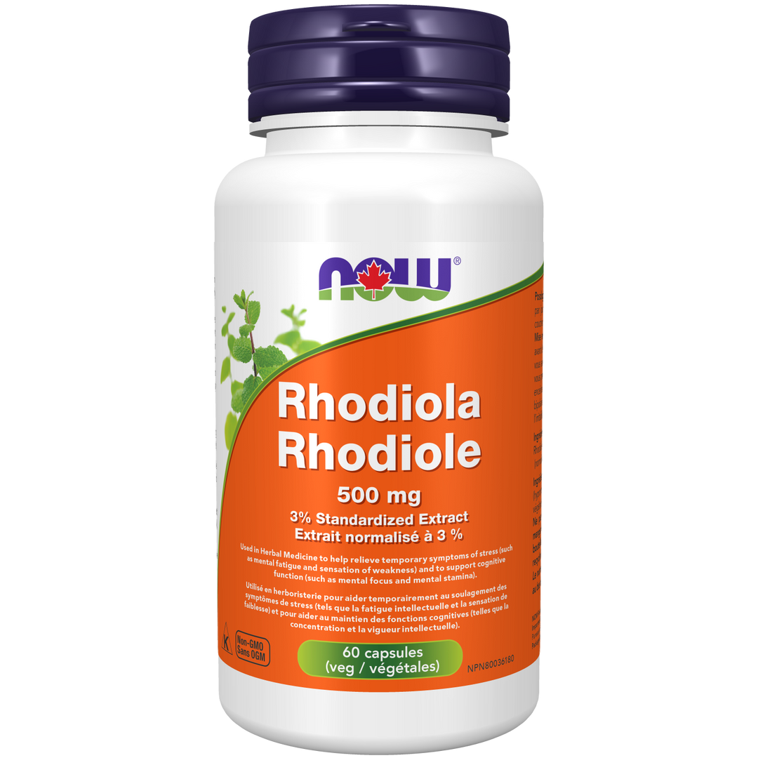 NOW® Supplements Rhodiola 500mg