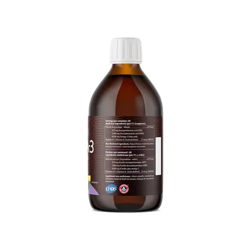 AquaOmega  5X Omega3, High DHA 4500 mg, Lemon