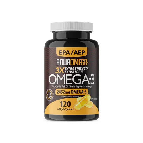 AquaOmega  3X Extra Strength Omega3 EPA 2452mg