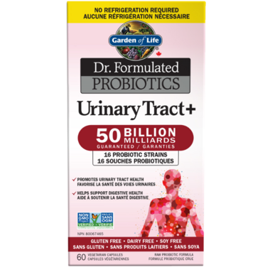 Garden of Life Dr. Formulated Probiotics Urinary Tract+ 50   Billion