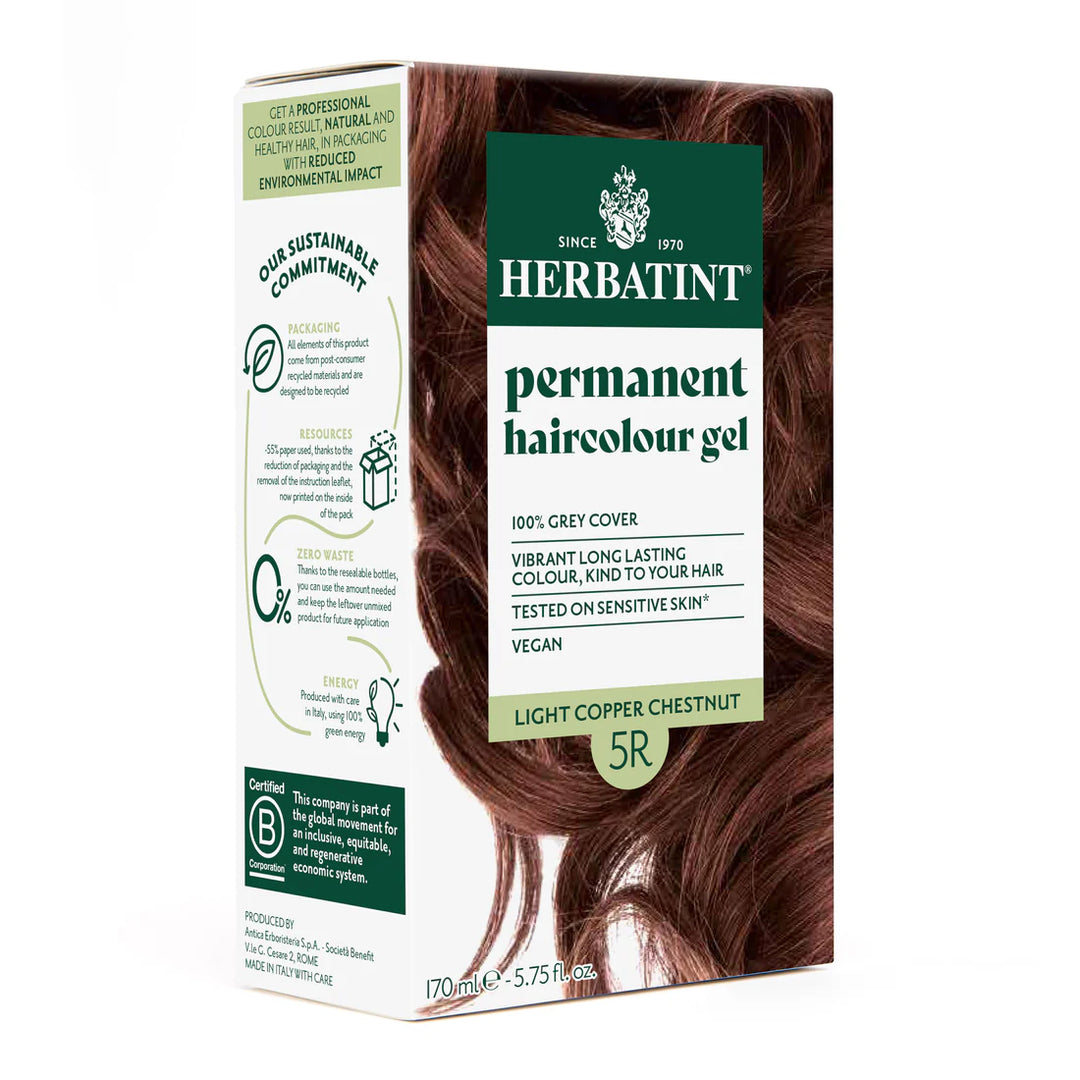 Herbatint Permanent Haircolour Gel 5R Light Copper Chestnut