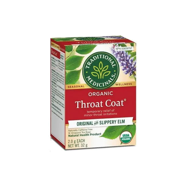 Traditional Medicinals®  Throat Coat® Organic Slippery Elm Tea