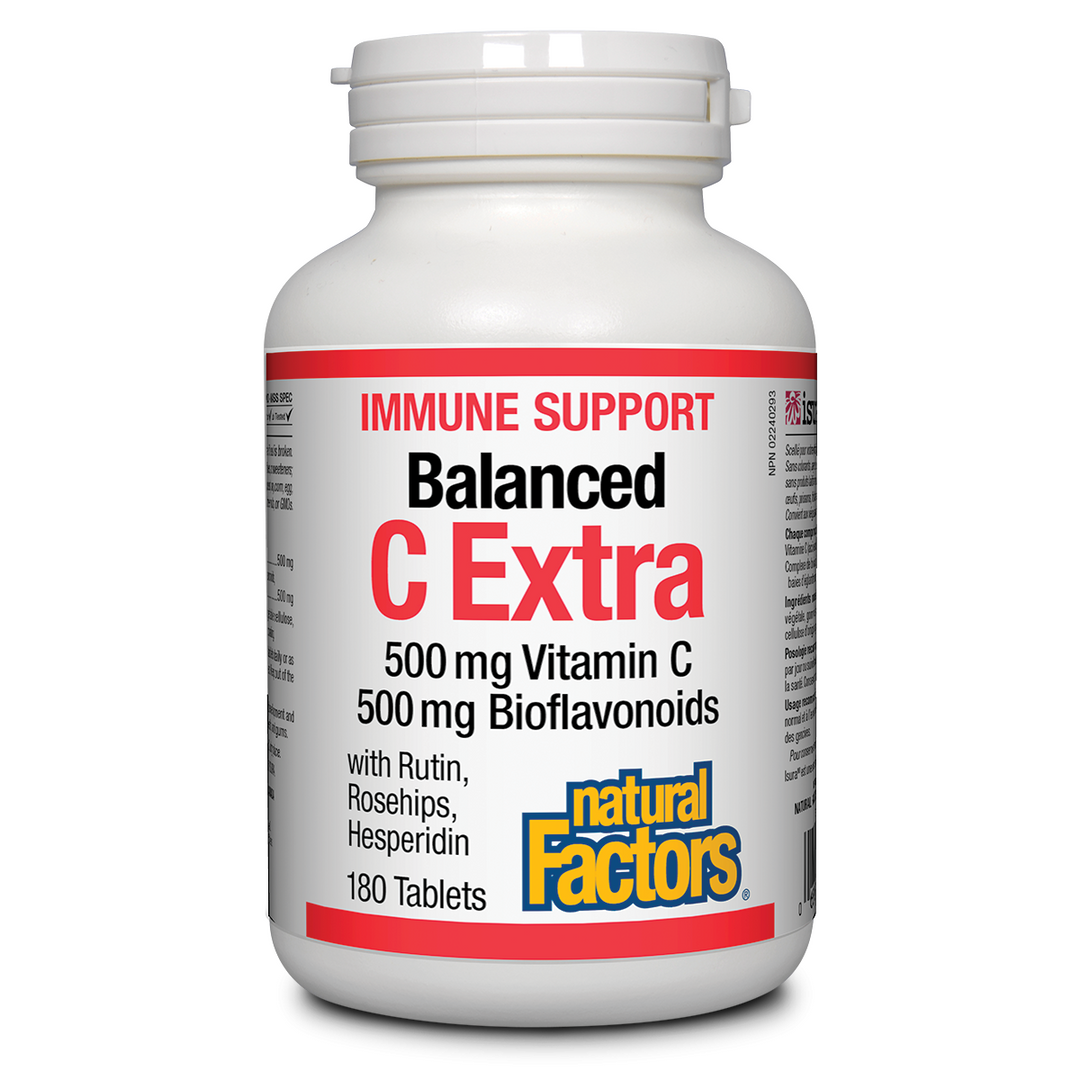 Balanced C Extra with Rutin, Rosehips, Hesperidin 500 mg / 500 mg Tablets