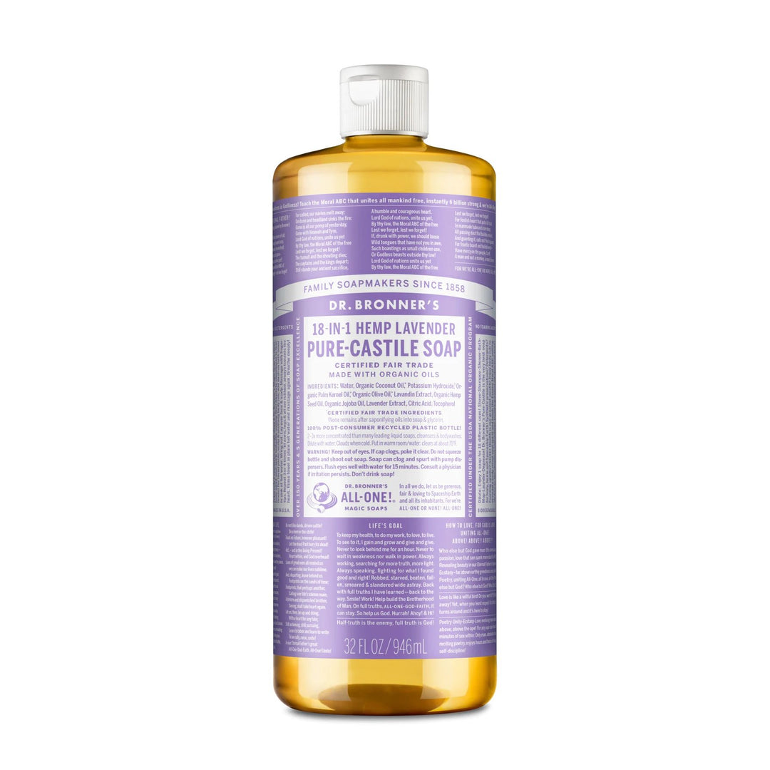 Dr. Bronner's Pure Castile Lavender Liquid Soap