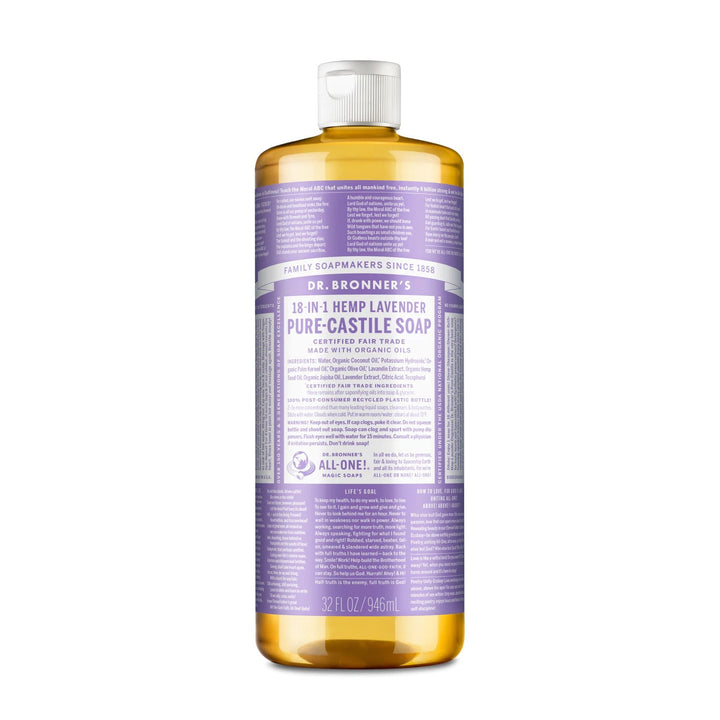 Dr. Bronner's Pure Castile Lavender Liquid Soap