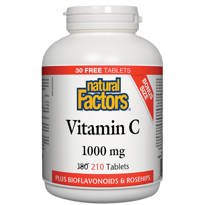 Vitamin C 1000 mg plus Bioflavonoids & Rosehips Tablets