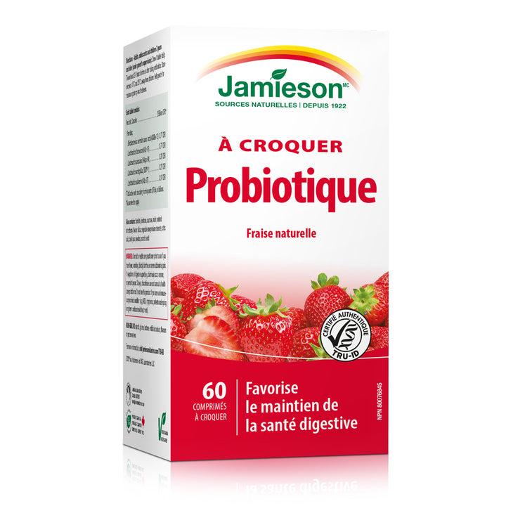 Jamieson Chewable Probiotic - Natural Strawberry