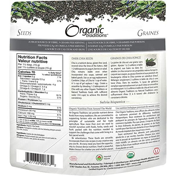 Organic Dark Chia Seeds