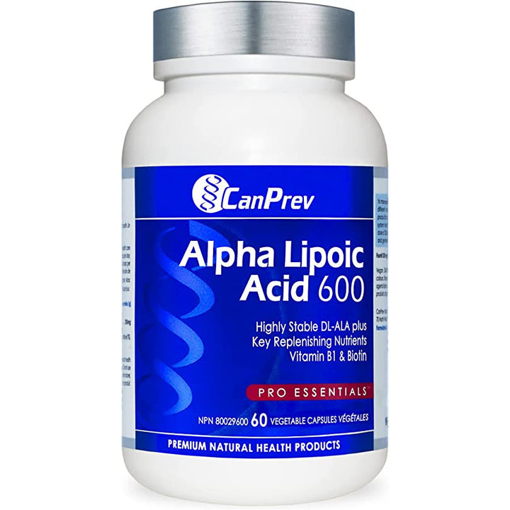 Canprev Alpha Lipoïc Acid 600 Vegetarian Capsules