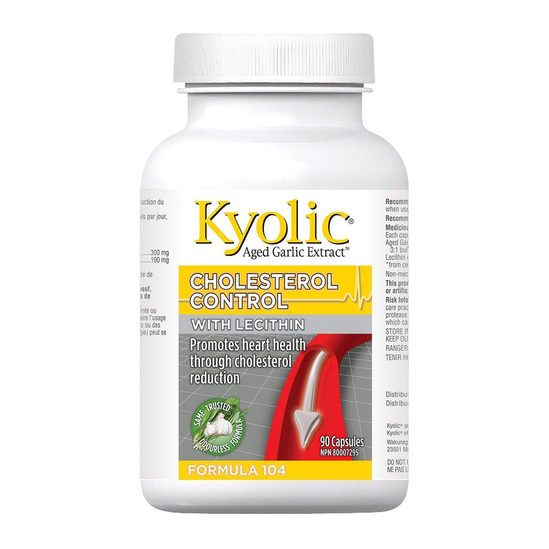 Kyolic Cholesterol Control w/ Lecithin formula 104