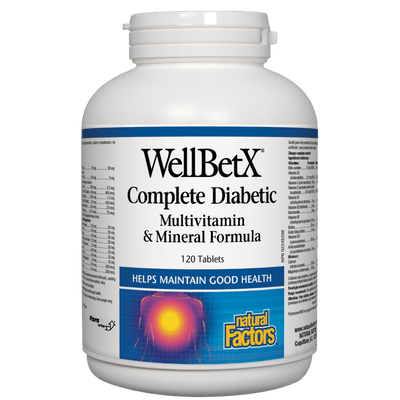 WellBetX Complete Diabetic  Multivitamin & Mineral Formula  Tablets