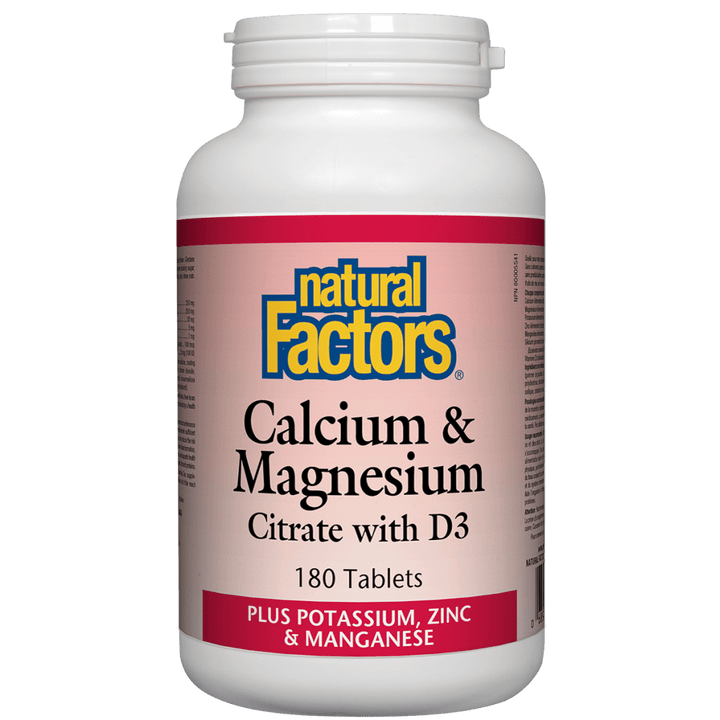 Calcium & Magnesium Citrate with D3  Plus Potassium, Zinc & Manganese  Tablets