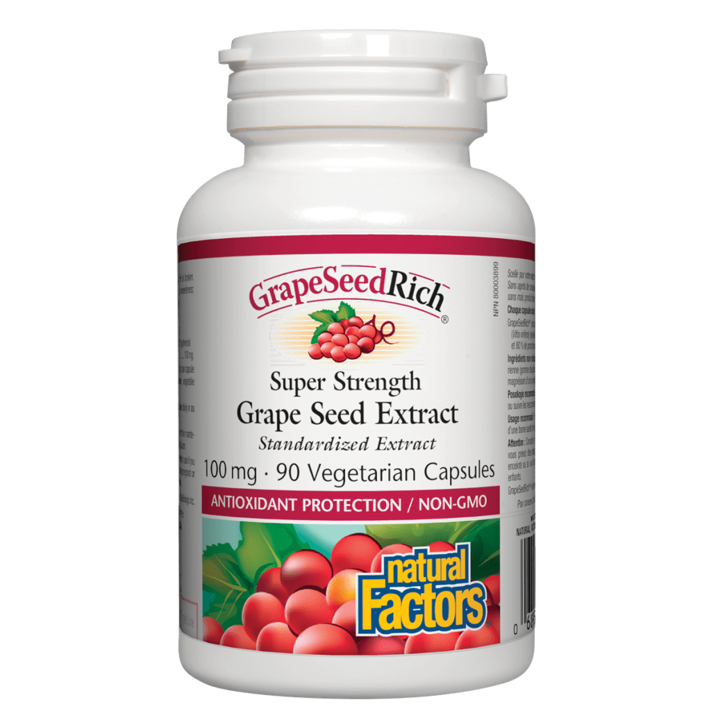GrapeSeedRich® Super Strength Grape Seed Extract 100 mg Vegetarian