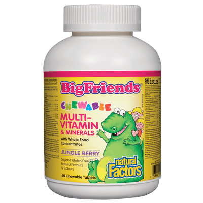 Chewable Multivitamin & Minerals, Jungle Berry Big Friends Chewable Tablets