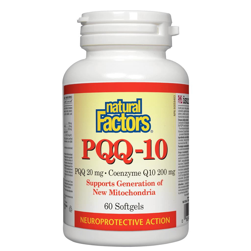 PQQ-10  PQQ 20 mg  Coenzyme Q10 200 mg Softgels