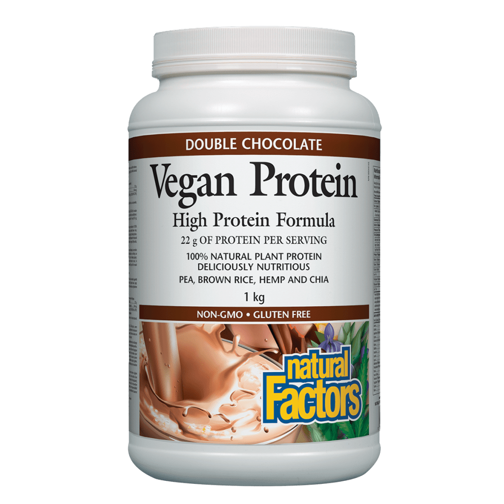 Vegan Protein High Protein Formula, Double Chocolate Powder