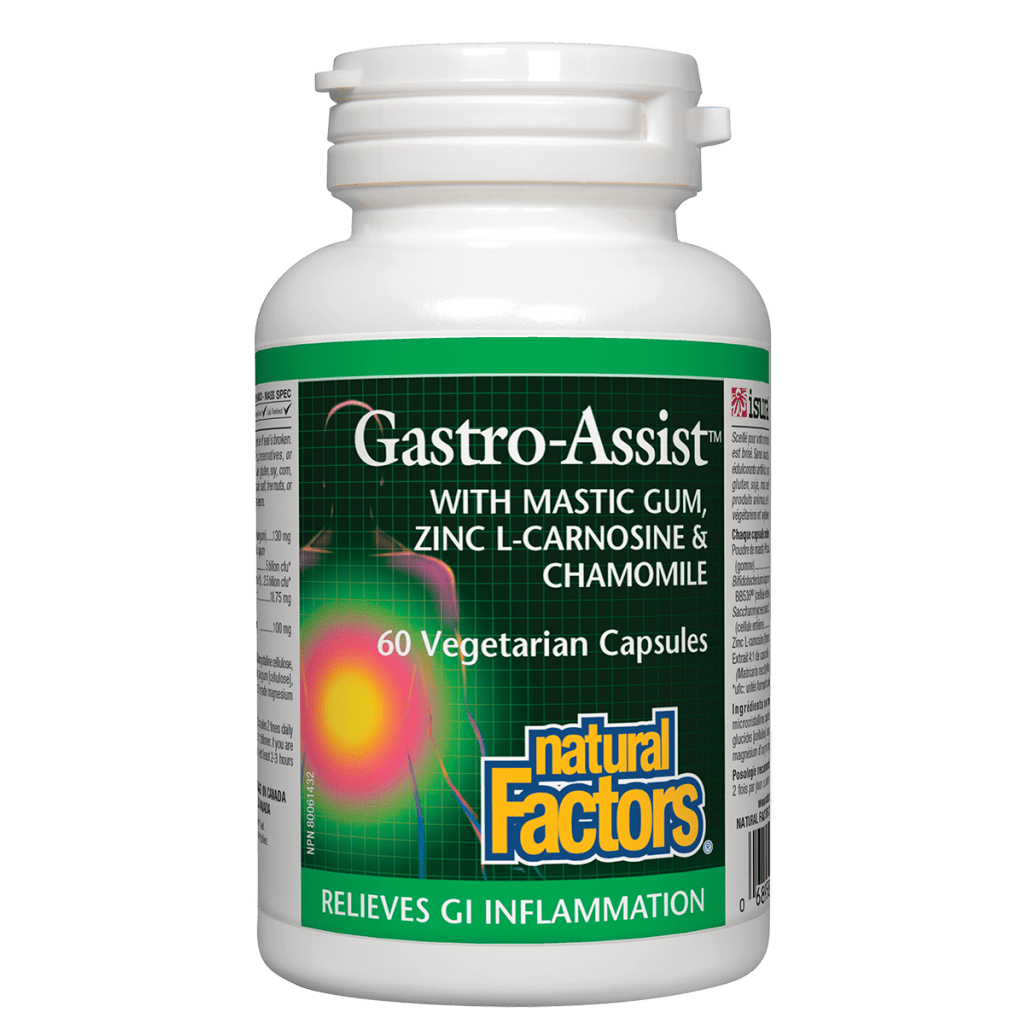 Gastro-Assist® with mastic gum, Saccharomyces boulardii & zinc L