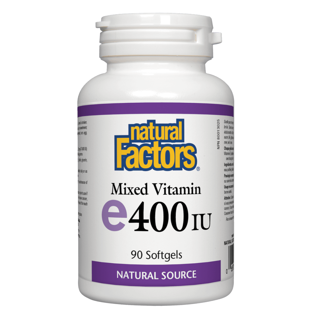 Mixed Vitamin E 400 IU, Natural Source Softgels