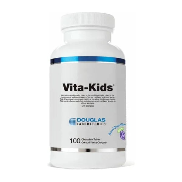 Douglas Laboratories Vita-Kids, Natural Grape Flavour Chewable Tablets
