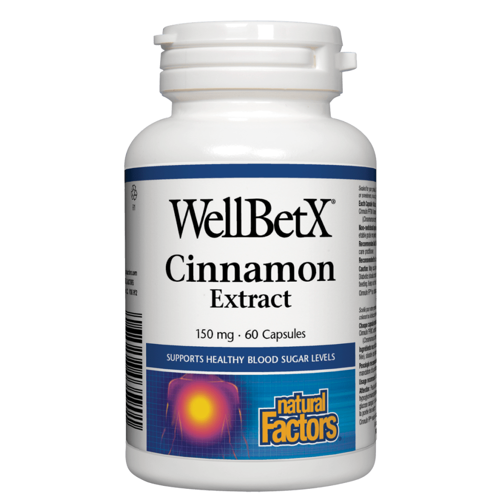 WellBetX Cinnamon Extract  150 mg Capsules