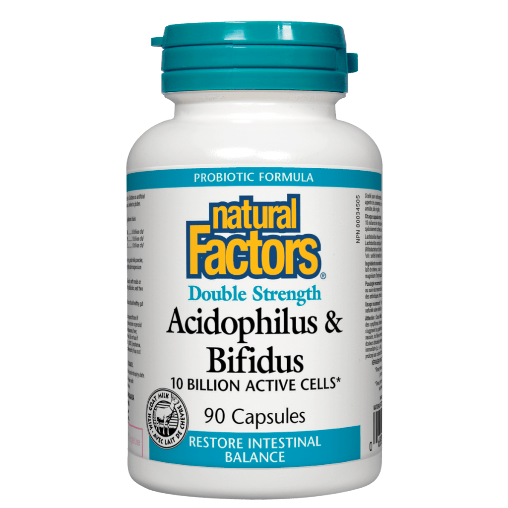 Acidophilus & Bifidus  Double Strength 10 Billion Active Cells Capsules