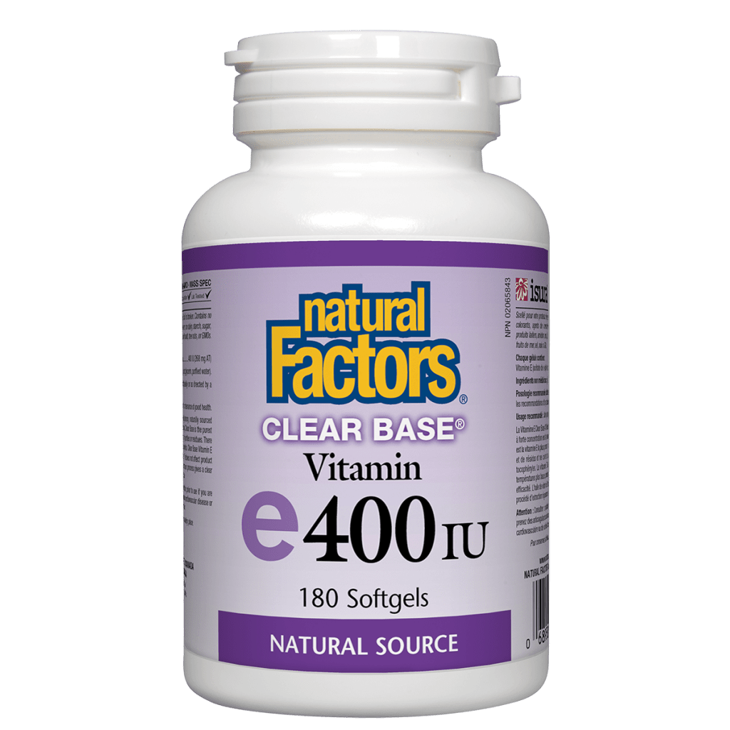 Clear Base Vitamin E 400 IU, Natural Source Softgels