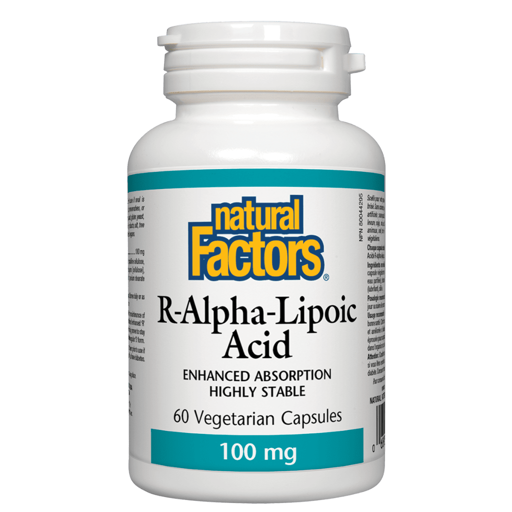 R-Alpha-Lipoic Acid  100 mg Vegetarian Capsules
