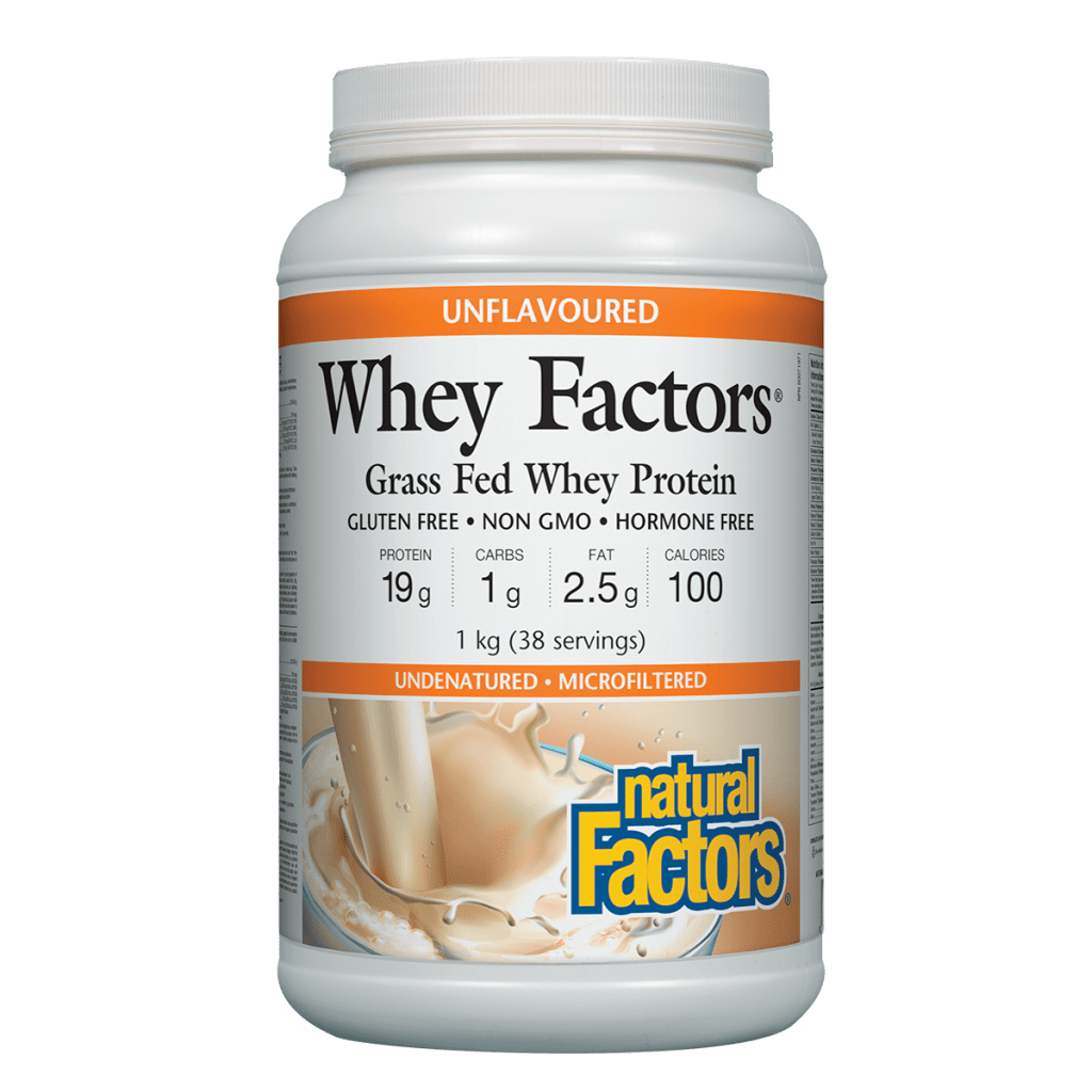 Whey Factors 100% Natural Whey Protein, Unflavoured Powder
