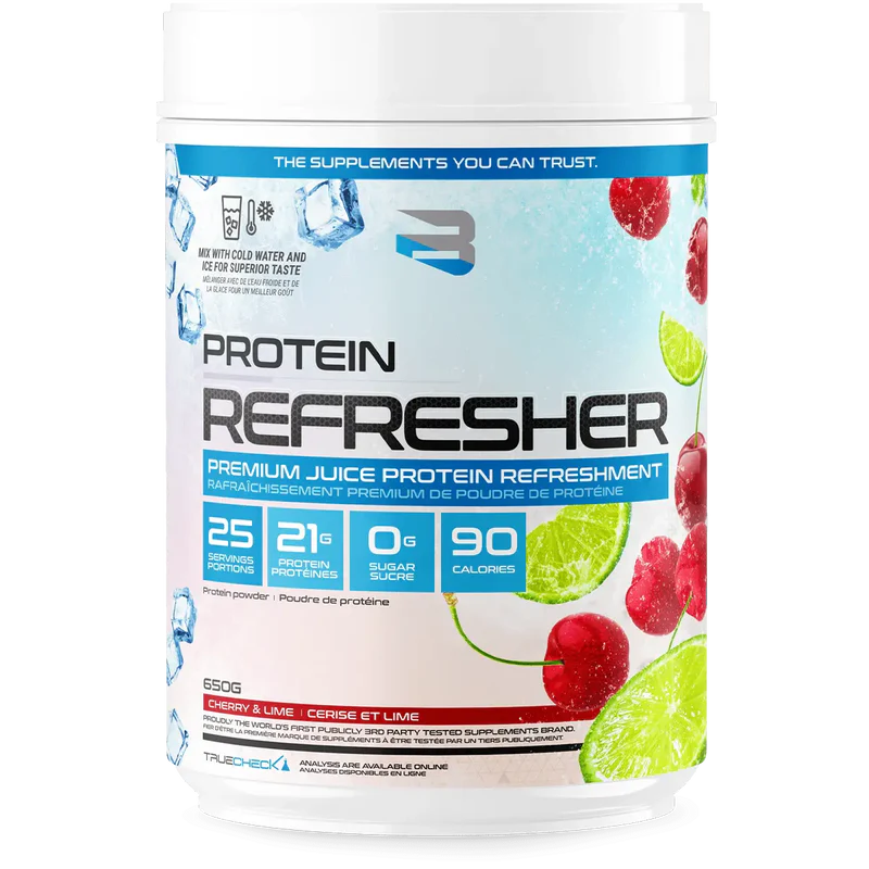 LIQUIDATION - BELIEVE Protein Refresher, Cherry Lime - FINAL SALE/NO RETURNS***