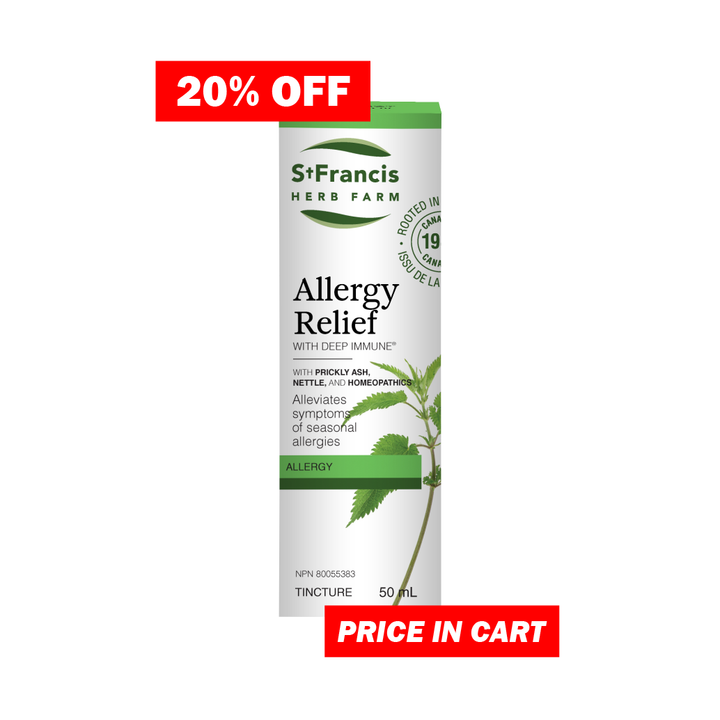 St Francis Herb Farm Allergy Relief with Deep Immune Tincture