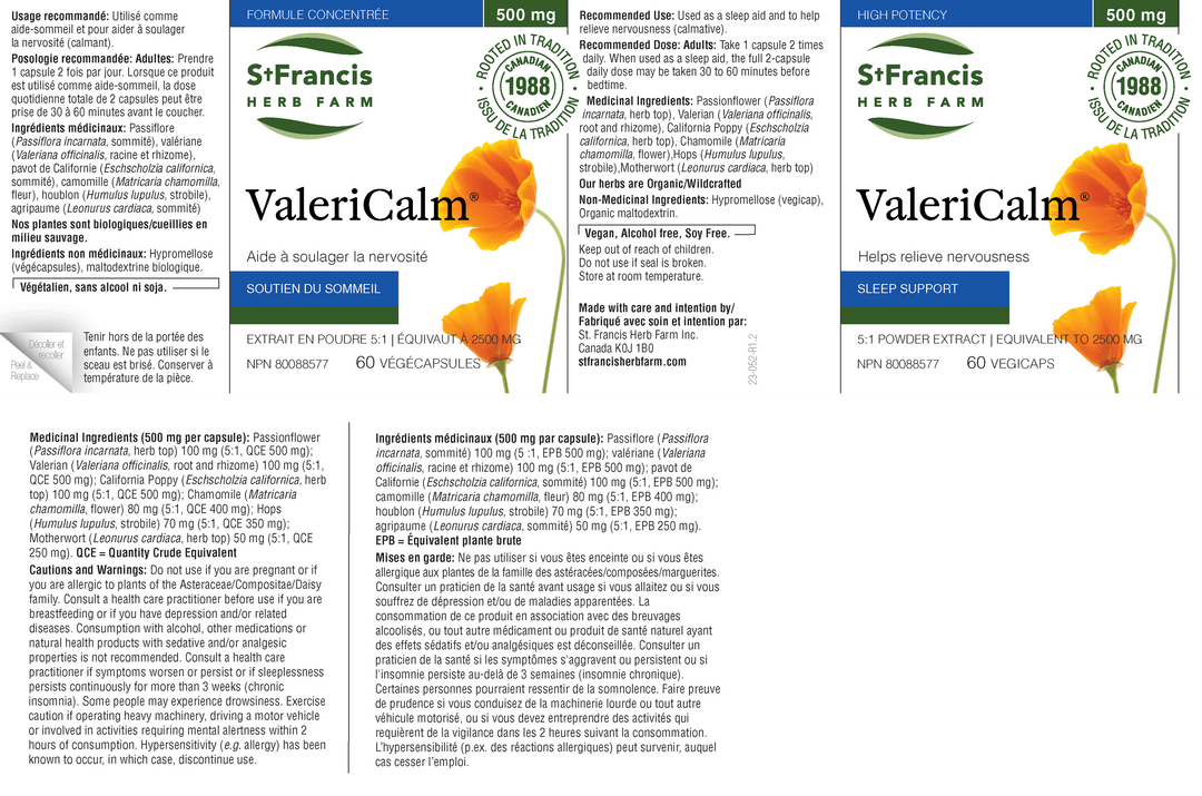 St Francis ValeriCalm