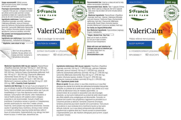 St Francis ValeriCalm