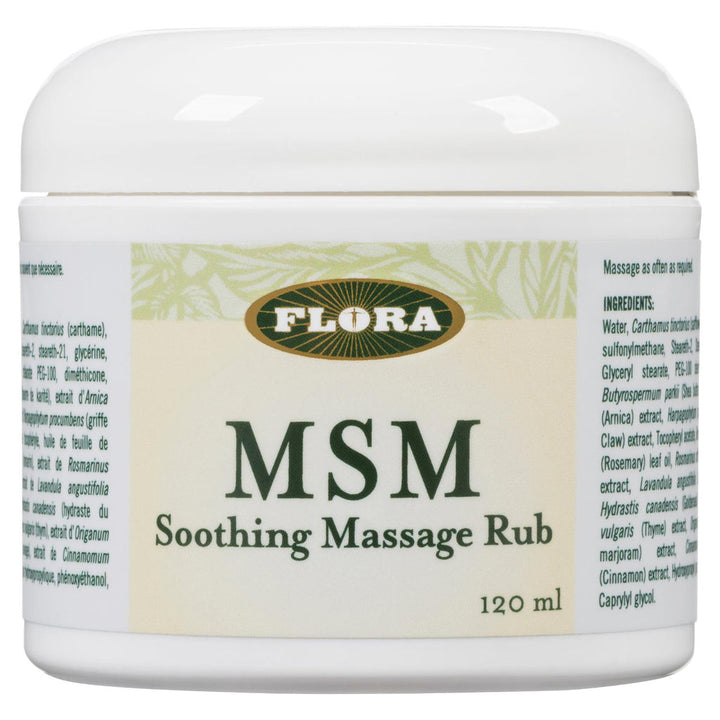 Flora Health MSM - Soothing Massage Rub
