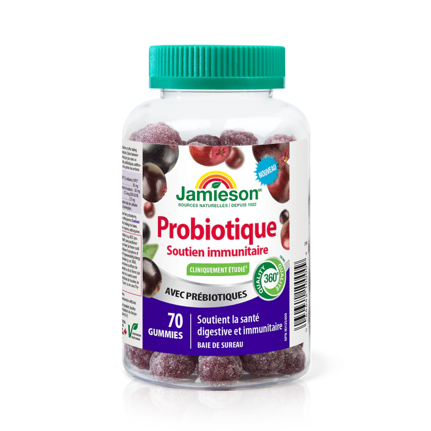 Jamieson Probiotic Immune Support Gummies Elderberry