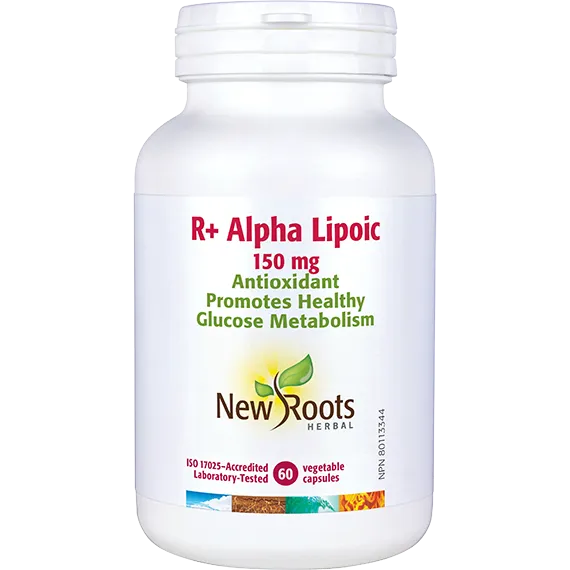 New Roots R+ Alpha Lipoic Acid | Nerve Health & Glucose Metabolism