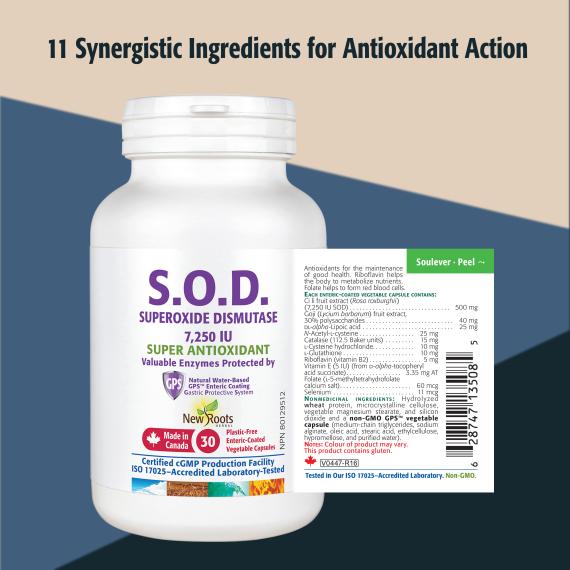 New Roots S.O.D. 7,250 IU